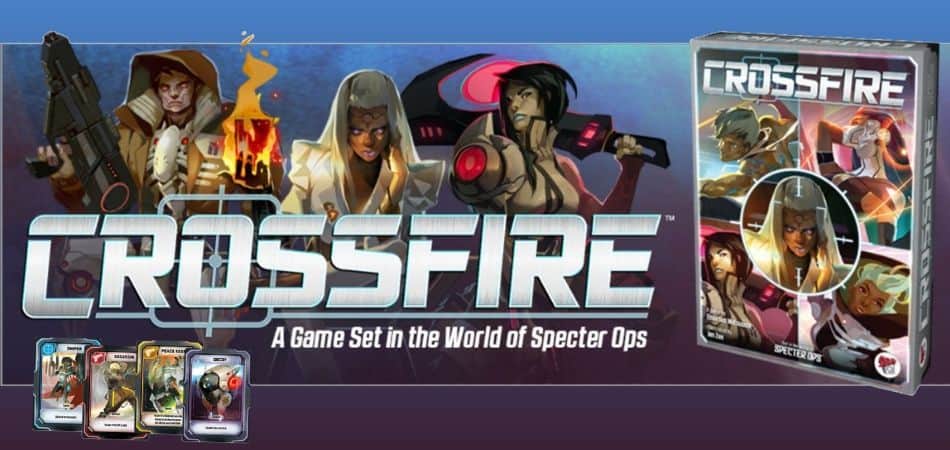Коробка и карты для настольной игры Crossfire