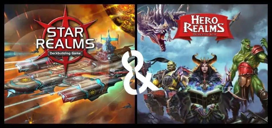 Логотипы и иллюстрации для настольных игр Star Realms и Hero Realms