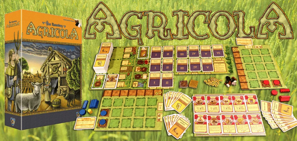 Настольная игра Agricola для 3 игроков