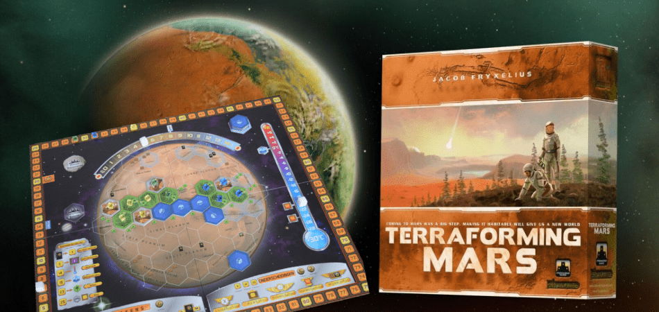 Настольная игра «Терраформирование Марса» для одного игрока